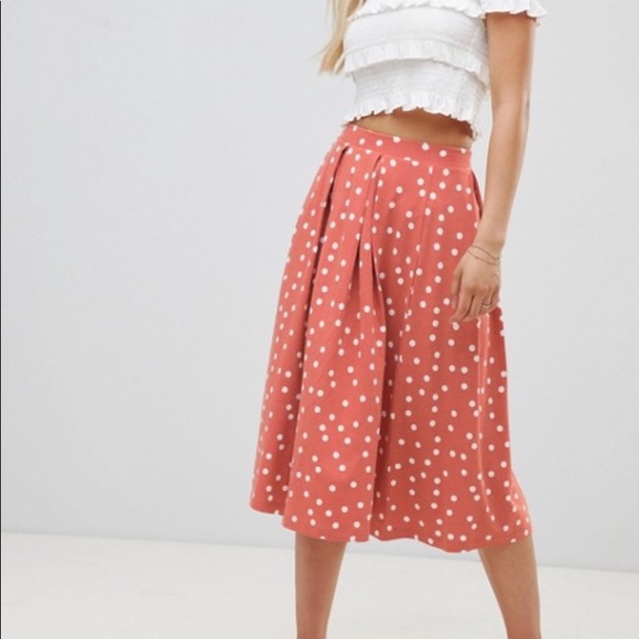 Midi Skirt in Polka Dot Size XS - Picture 2 of 7